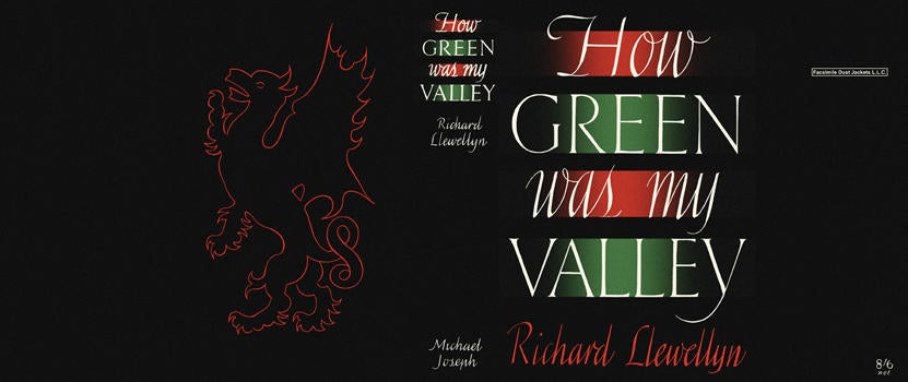 Item #4693 How Green Was My Valley. Richard Llewellyn