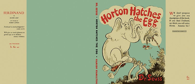 Item #46987 Horton Hatches the Egg. Seuss Dr