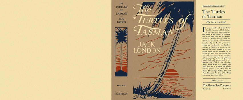 Item #4704 Turtles of Tasman, The. Jack London