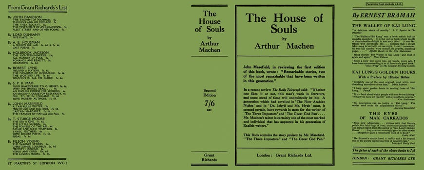 Item #4713 House of Souls, The. Arthur Machen