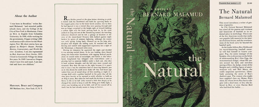 Item #4718 Natural, The. Bernard Malamud