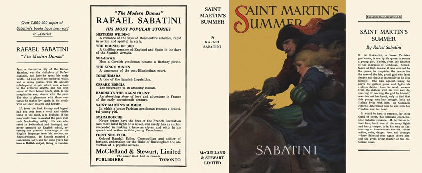 Item #47453 Saint Martin's Summer. Rafael Sabatini.