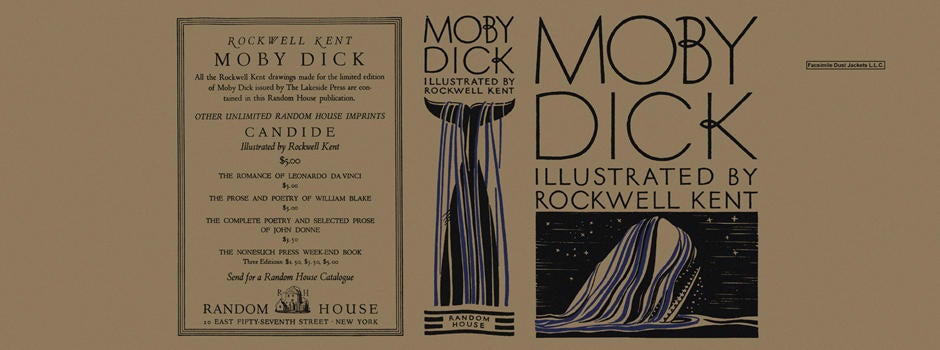 Item #4767 Moby Dick. Herman Melville, Rockwell Kent