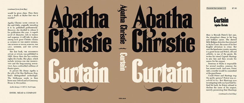 Item #47807 Curtain. Agatha Christie