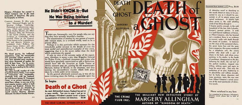 Item #48 Death of a Ghost. Margery Allingham.