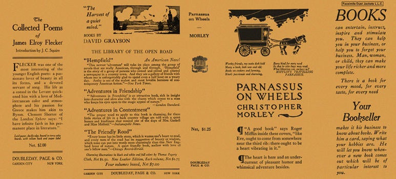 Item #4810 Parnassus on Wheels. Christopher Morley.
