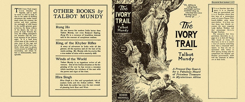 Item #4816 Ivory Trail, The. Talbot Mundy.