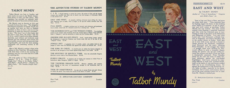 Item #4818 East and West. Talbot Mundy