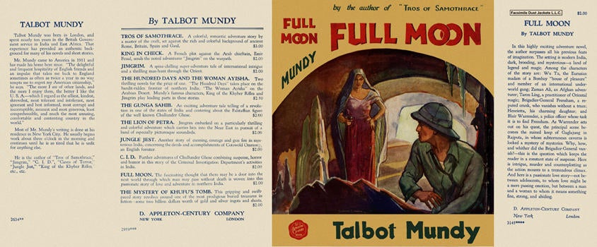 Item #4819 Full Moon. Talbot Mundy