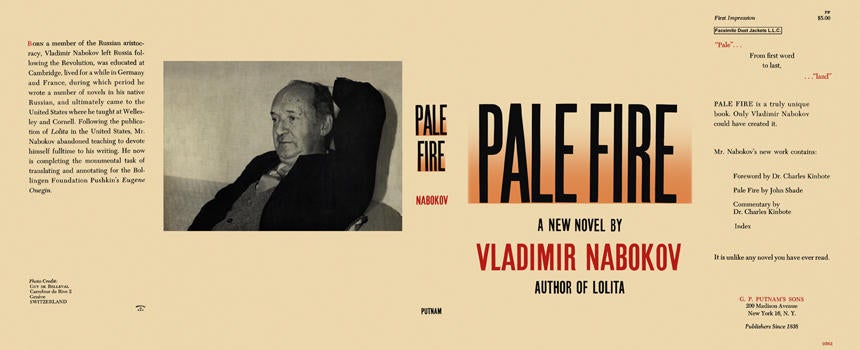 Item #4825 Pale Fire. Vladimir Nabokov