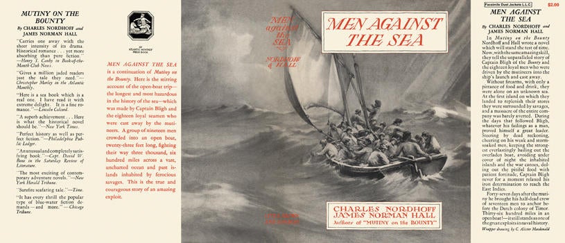 Item #4828 Men Against the Sea. Charles Nordhoff, James Norman Hall