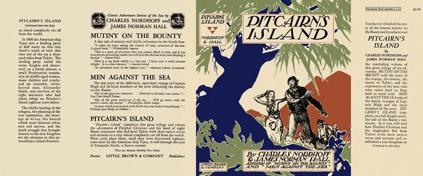 Item #4831 Pitcairn's Island. Charles Nordhoff, James Norman Hall