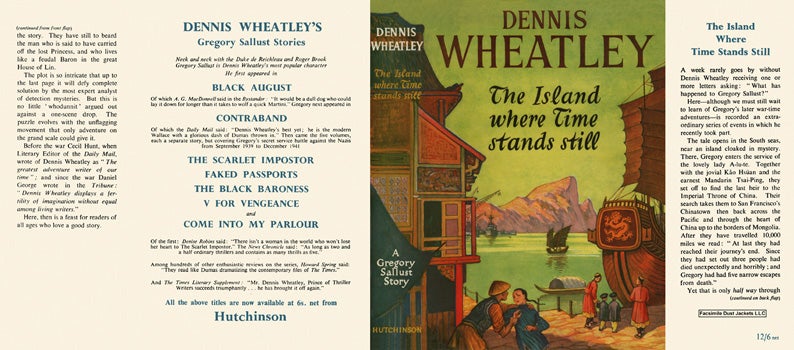 Item #48348 Island Where Time Stands Still, The. Dennis Wheatley.