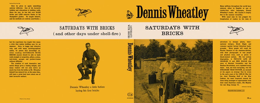 Item #48356 Saturdays with Bricks. Dennis Wheatley.