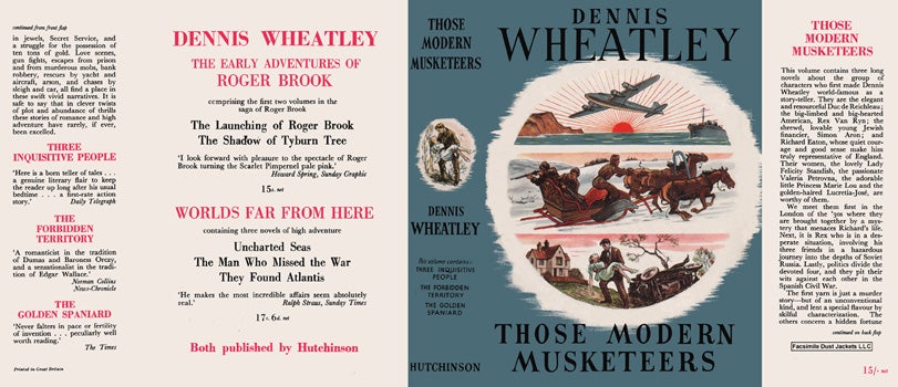 Item #48360 Those Modern Musketeers, Omnibus. Dennis Wheatley