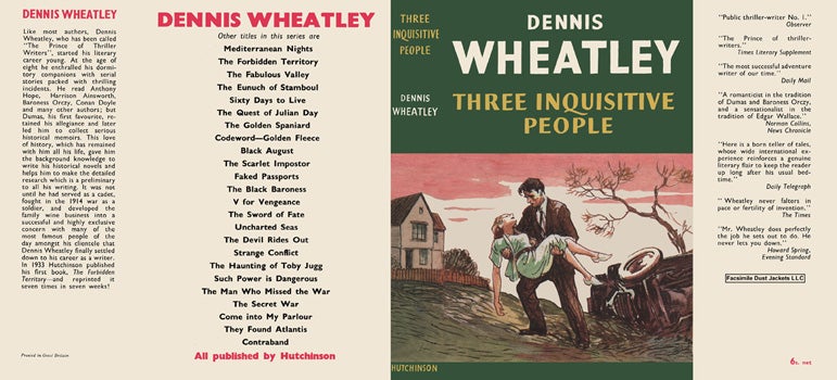 Item #48361 Three Inquisitive People. Dennis Wheatley