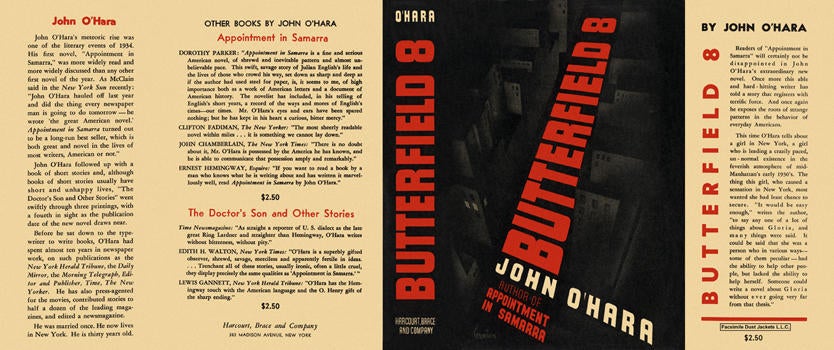 Item #4837 Butterfield 8. John O'Hara