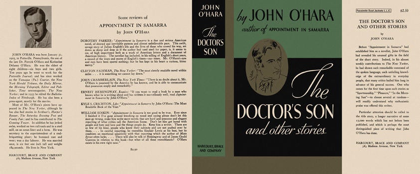 Item #4839 Doctor's Son and Other Stories, The. John O'Hara.