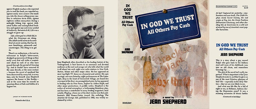 Item #48393 In God We Trust, All Others Pay Cash. Jean Shepherd