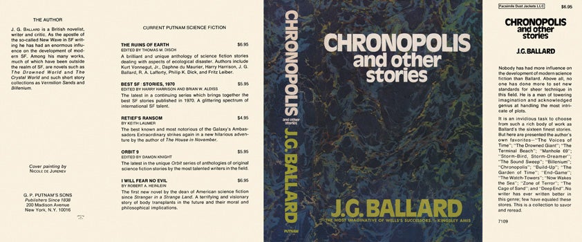 Item #48485 Chronopolis and Other Stories. J. G. Ballard