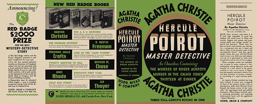 Item #48506 Hercule Poirot, Master Detective, Omnibus. Agatha Christie.