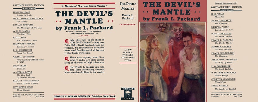 Item #4856 Devil's Mantle, The. Frank L. Packard