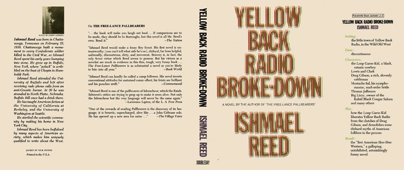Item #48688 Yellow Back Radio Broke-Down. Ishmael Reed
