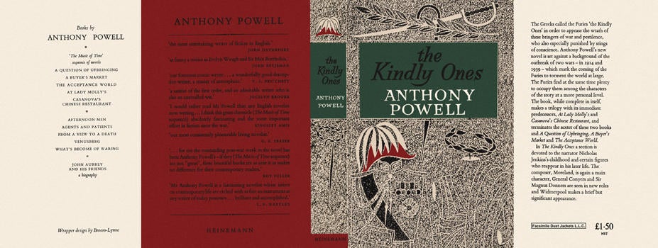 Item #4874 Kindly Ones, The. Anthony Powell.