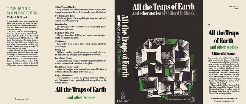 Item #48746 All the Traps of Earth and Other Stories. Clifford D. Simak