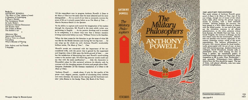 Item #4875 Military Philosophers, The. Anthony Powell