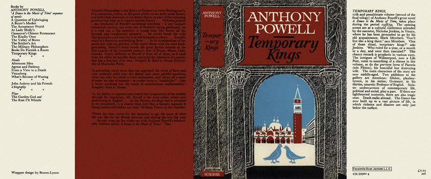 Item #4877 Temporary Kings. Anthony Powell.