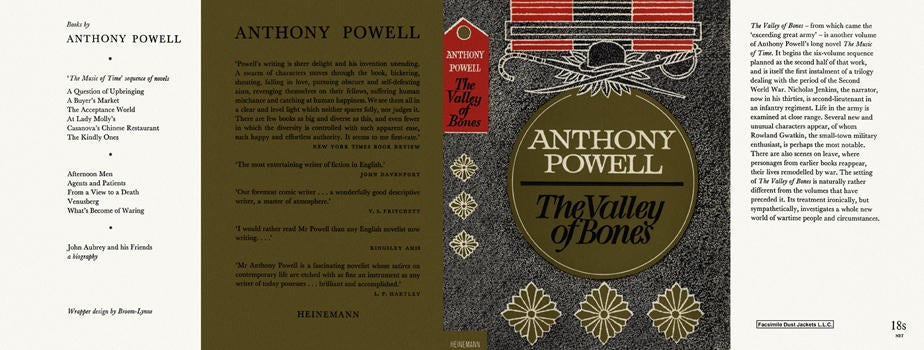 Item #4878 Valley of Bones, The. Anthony Powell