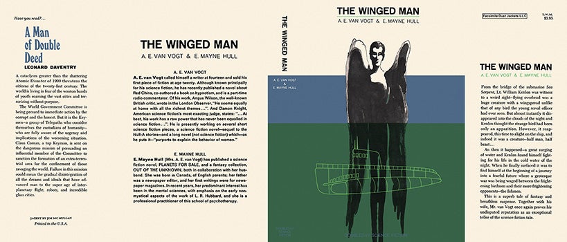 Item #48814 Winged Man, The. A. E. Van Vogt, E. Mayne Hull.