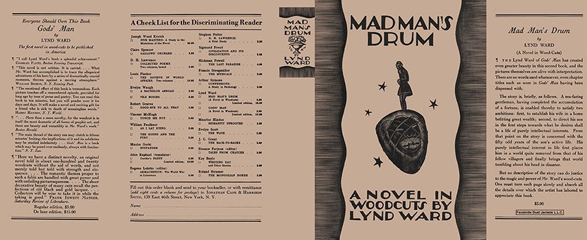 Item #48819 Mad Man's Drum. Lynd Ward