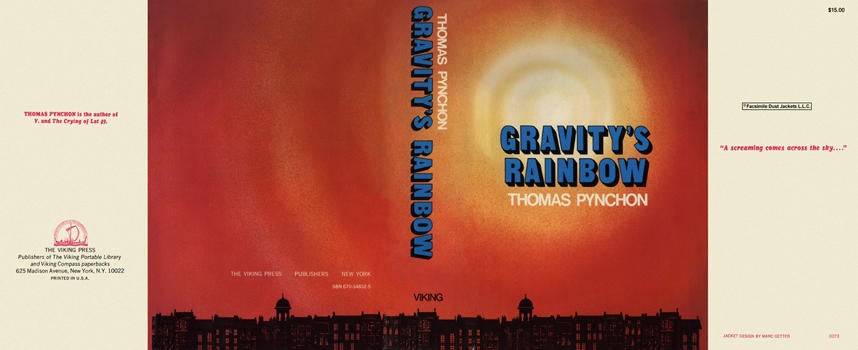 Item #4883 Gravity's Rainbow. Thomas Pynchon.