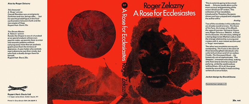 Item #48840 Rose for Ecclesiastes, A. Roger Zelazny.