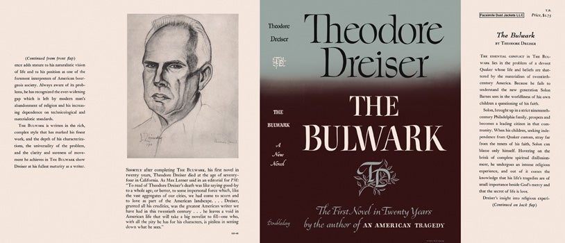 Item #48883 Bulwark, The. Theodore Dreiser.