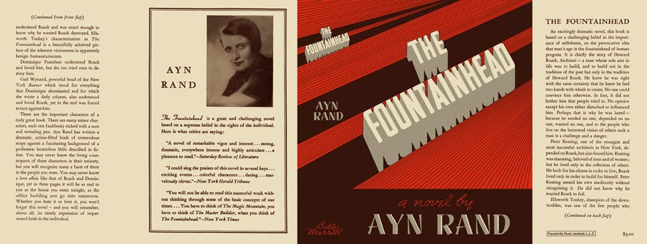 Item #4890 Fountainhead, The. Ayn Rand.