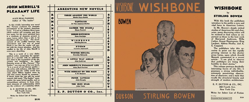 Item #48957 Wishbone. Stirling Bowen.