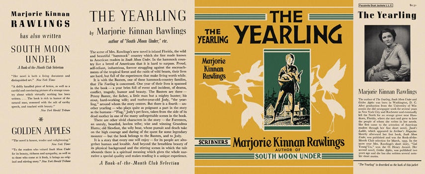 Item #4897 Yearling, The. Marjorie Kinnan Rawlings.