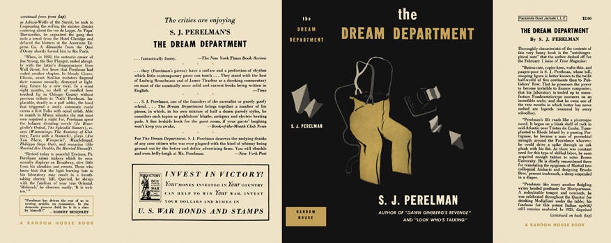 Item #4899 Dream Department, The. S. J. Perelman