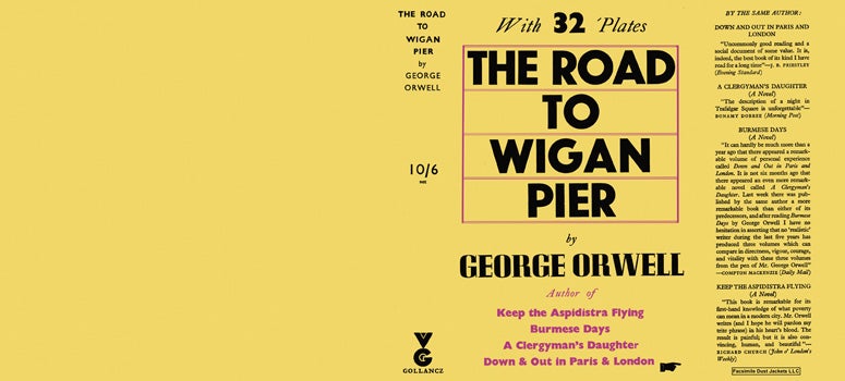 Item #48997 Road to Wigan Pier, The. George Orwell.