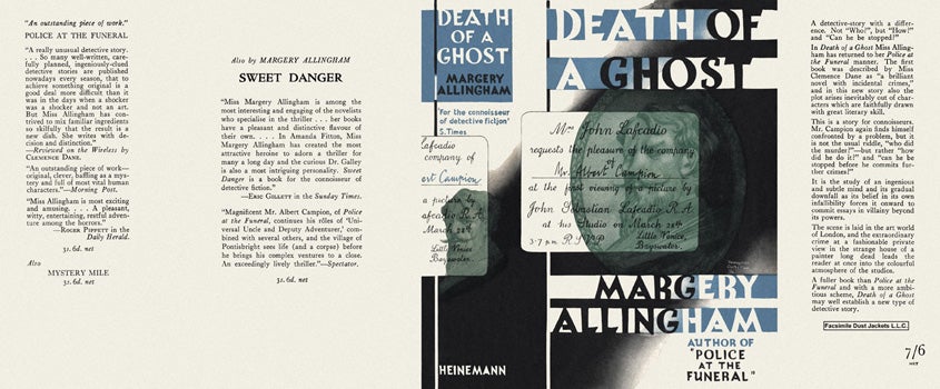 Item #49 Death of a Ghost. Margery Allingham