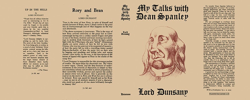 Item #49057 My Talks with Dean Spanley. Lord Dunsany.