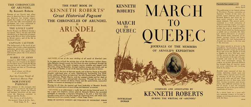 Item #4911 March to Quebec. Kenneth L. Roberts.