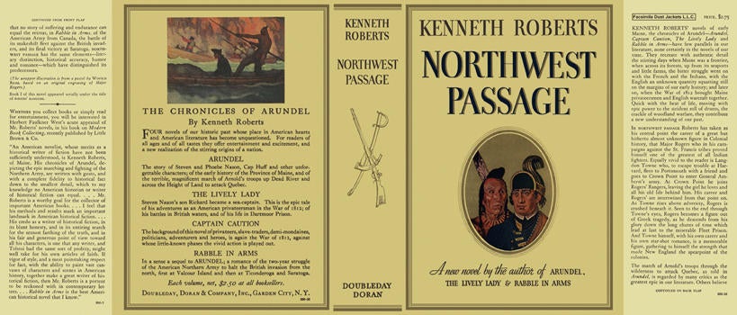 Item #4912 Northwest Passage. Kenneth L. Roberts
