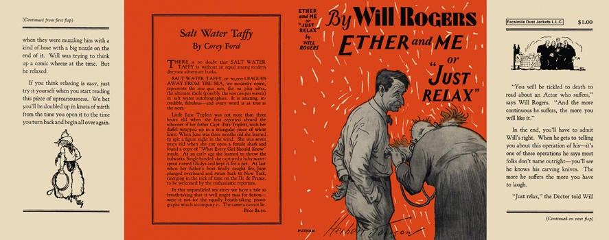 Item #4919 Ether and Me or "Just Relax" Will Rogers