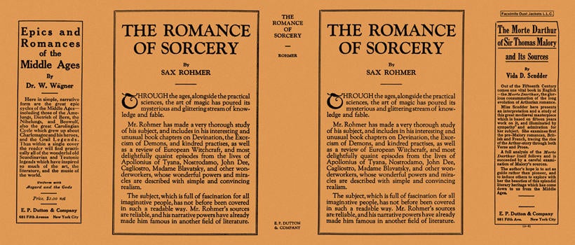 Item #4920 Romance of Sorcery, The. Sax Rohmer