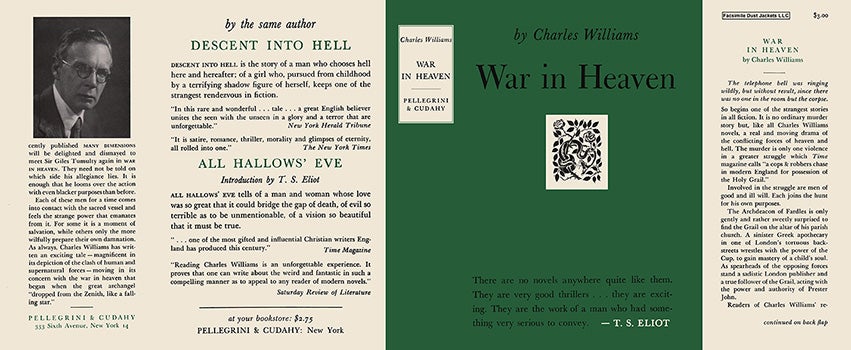 Item #49204 War in Heaven. Charles Williams