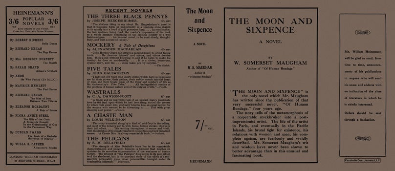 Item #49211 Moon and Sixpence, The. W. Somerset Maugham.